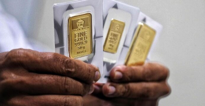 Tarif Impor AS Dipangkas Drastis untuk RI, Harga Emas Antam Tergelincir