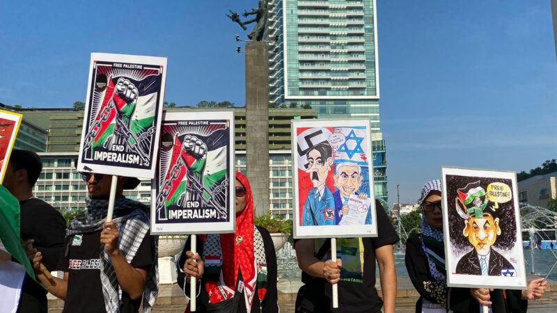 Jelang Sidang Umum PBB, Massa Aksi Simpatik Palestina Sampaikan 4 Tuntutan untuk Presiden Prabowo
